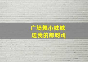 广场舞小妹妹送我的郎呀dj