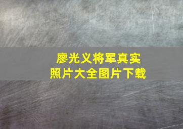 廖光义将军真实照片大全图片下载