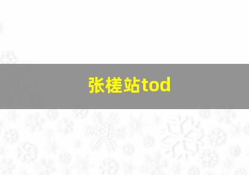 张槎站tod