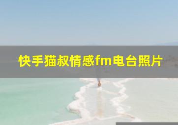 快手猫叔情感fm电台照片