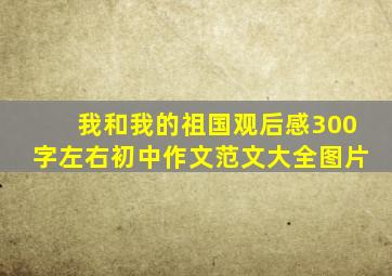 我和我的祖国观后感300字左右初中作文范文大全图片