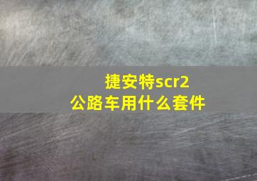 捷安特scr2公路车用什么套件