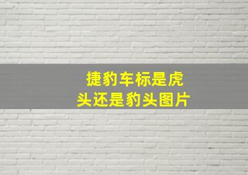 捷豹车标是虎头还是豹头图片