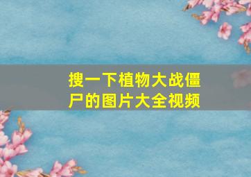 搜一下植物大战僵尸的图片大全视频