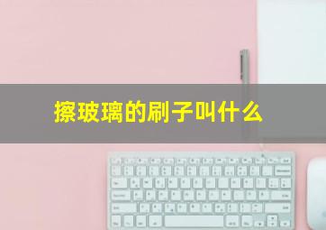 擦玻璃的刷子叫什么