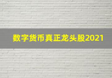 数字货币真正龙头股2021