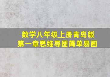 数学八年级上册青岛版第一章思维导图简单易画