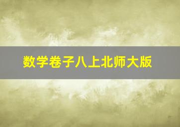 数学卷子八上北师大版