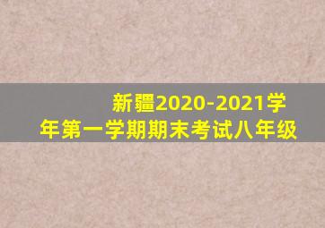 新疆2020-2021学年第一学期期末考试八年级