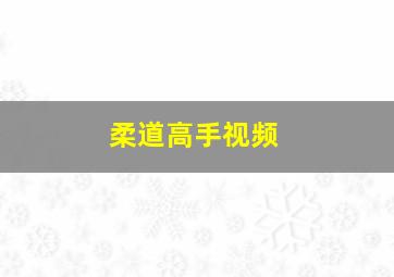 柔道高手视频