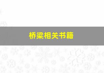 桥梁相关书籍