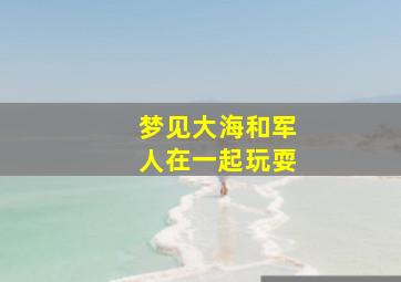 梦见大海和军人在一起玩耍