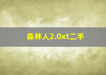 森林人2.0xt二手