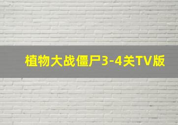 植物大战僵尸3-4关TV版