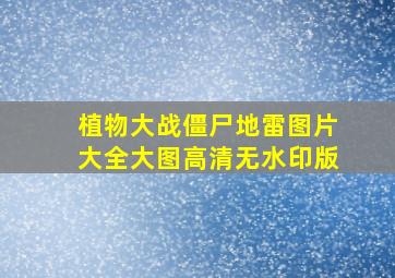 植物大战僵尸地雷图片大全大图高清无水印版