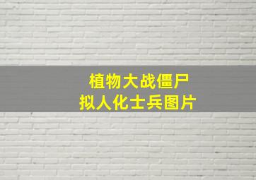 植物大战僵尸拟人化士兵图片