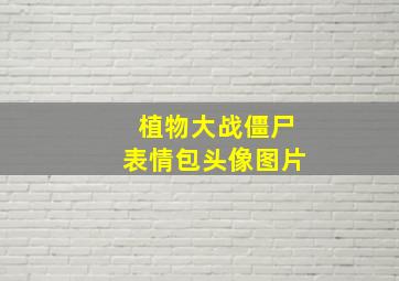 植物大战僵尸表情包头像图片