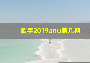 歌手2019anu第几期