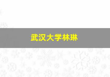 武汉大学林琳