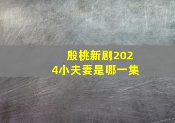 殷桃新剧2024小夫妻是哪一集