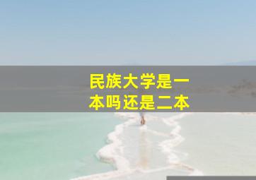 民族大学是一本吗还是二本