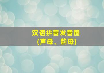 汉语拼音发音图(声母、韵母)