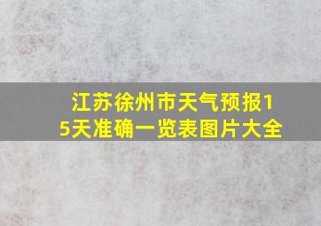 江苏徐州市天气预报15天准确一览表图片大全