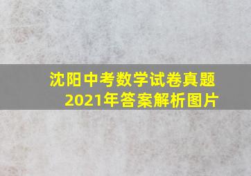 沈阳中考数学试卷真题2021年答案解析图片