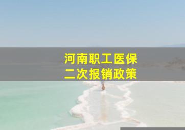 河南职工医保二次报销政策