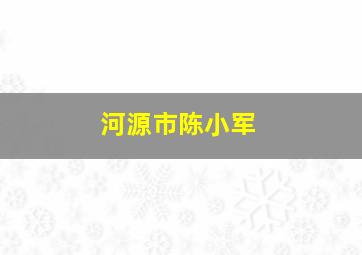 河源市陈小军