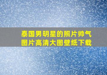 泰国男明星的照片帅气图片高清大图壁纸下载