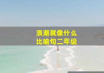 浪潮就像什么比喻句二年级