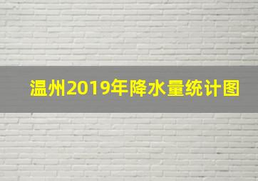 温州2019年降水量统计图