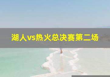 湖人vs热火总决赛第二场