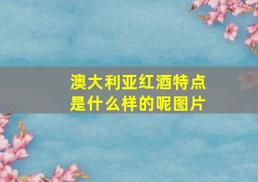 澳大利亚红酒特点是什么样的呢图片