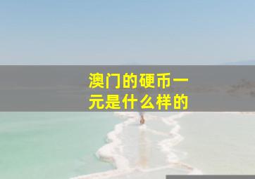 澳门的硬币一元是什么样的