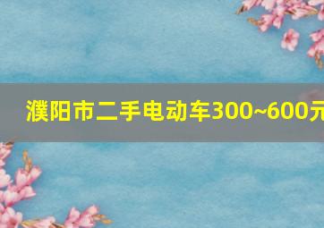 濮阳市二手电动车300~600元