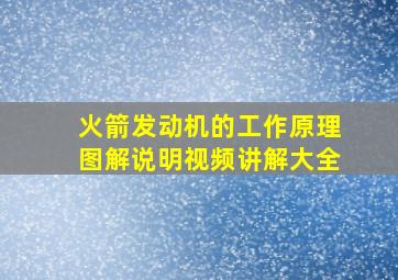 火箭发动机的工作原理图解说明视频讲解大全