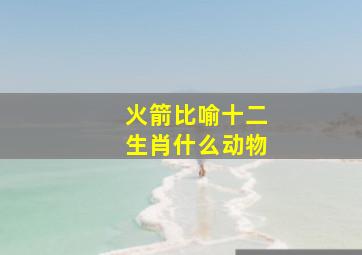 火箭比喻十二生肖什么动物