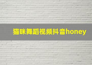 猫咪舞蹈视频抖音honey