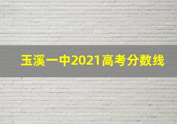 玉溪一中2021高考分数线