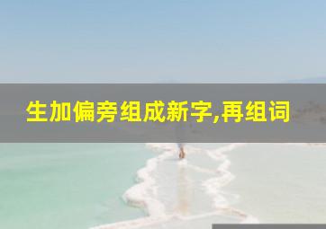 生加偏旁组成新字,再组词