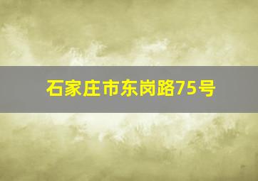 石家庄市东岗路75号