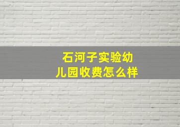 石河子实验幼儿园收费怎么样