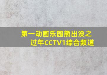 第一动画乐园熊出没之过年CCTV1综合频道