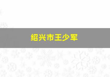 绍兴市王少军