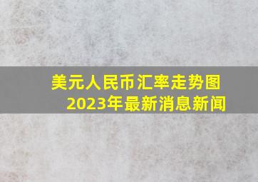 美元人民币汇率走势图2023年最新消息新闻