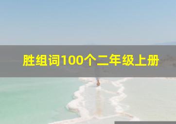 胜组词100个二年级上册