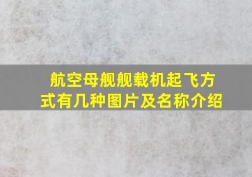 航空母舰舰载机起飞方式有几种图片及名称介绍