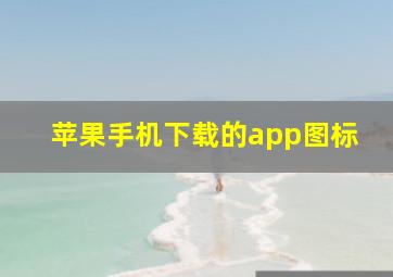 苹果手机下载的app图标